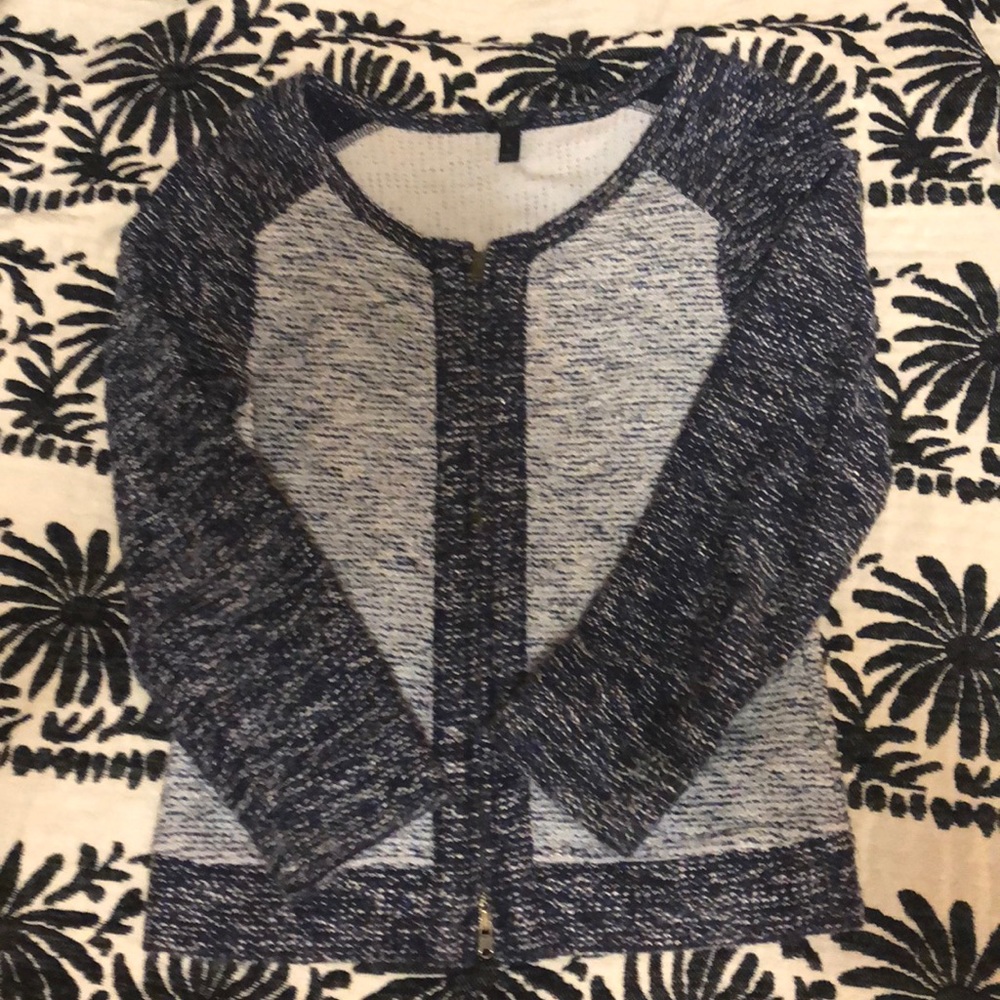 Vintage J Crew Blue Two toned Sweater